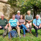 Unsere Gruppe mit Pfrin. Sibylle Stargalla und Ursula Juga-Pintican