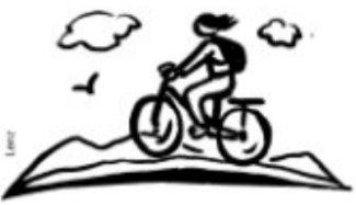 Radfahrerin
