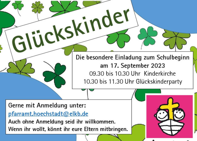 Glückskinderparty