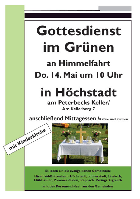 Himmelfahrt in Höchstadt