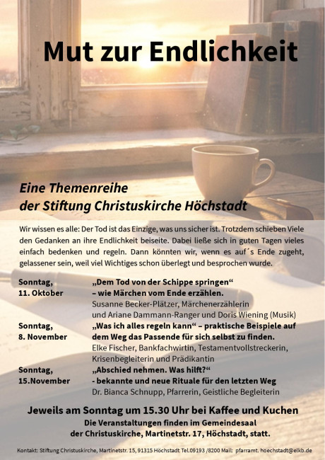 Mut zur Endlichkeit