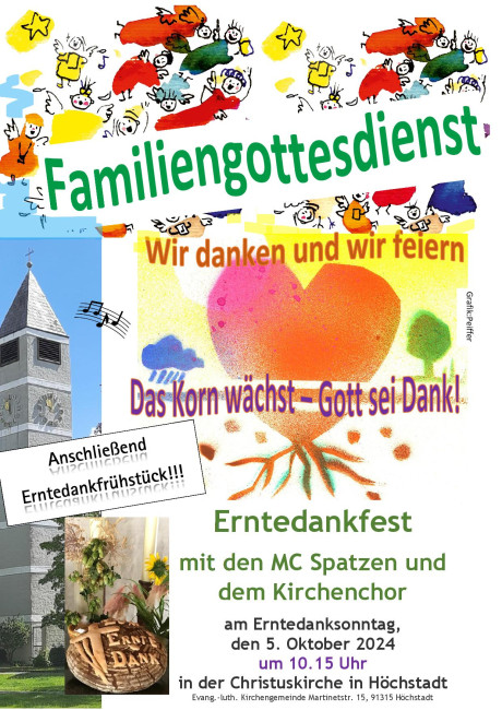 Erntedank feiern