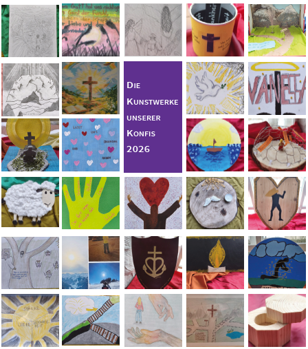 KUnsterwerke der Konfirmanden